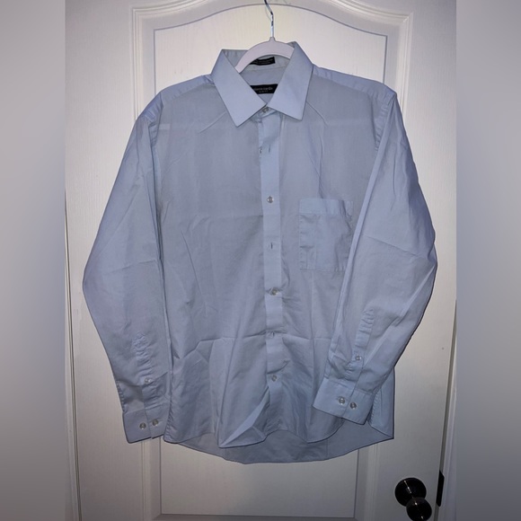 Pierre Cardin Men’s Light Blue Button Up - Picture 1 of 6